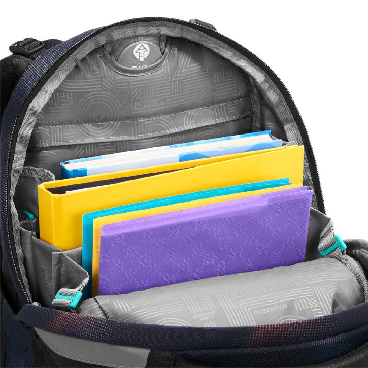 COOCAZOO MATE Schulrucksack rainbow illusion